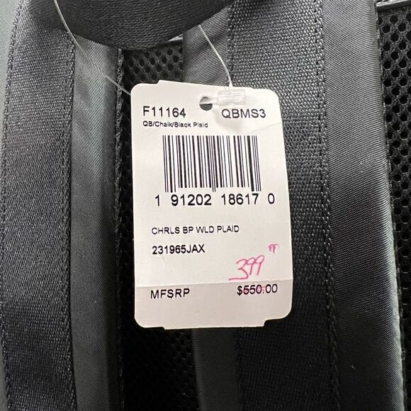 ??NWT! Coach Charles Men\'s Backpack/School Backpack Blck Lthr Msrp:$550.00